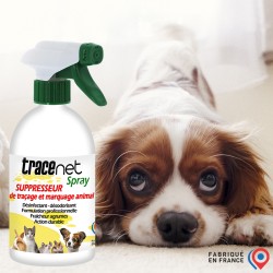 Tracenet Spray prêt à l'emploi pour souillures de chiens